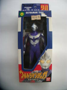  Bandai Ultra герой серии 24 [ Ultraman Tiga ( Sky модель )] sofvi кукла не использовался товар 1996 год цена . наклейка следы есть 