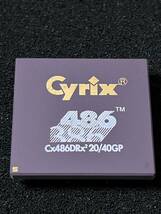 Cyrix Cx486 DRx2 20/40GP 20/40MHz 386DX互換 動作確認済み_画像1