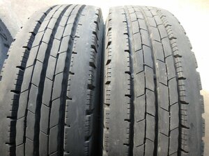 C247 バリ溝 2022年製 送料無料【215/85R16 120/118】ダンロップ SPLT50 夏タイヤ 2本 約8.5分山