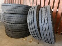 C339 バリ溝 2023年製 送料無料【195/85R16 114/112】ダンロップ SPLT50M 夏タイヤ 6本 約8.5分山_画像1