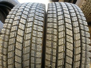 C373 バリ溝 送料無料【295/80R22.5 153/150】ヨコハマ SY397 スタッドレス 2本 2020年製 約8-8.5分山