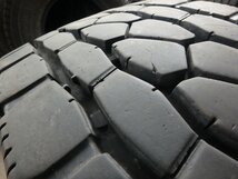 C404 送料無料【245/70R19.5 136/134】ブリヂストン エコピアM801Ⅱ ミックスタイヤ 2本 2022年製 約7分山_画像8