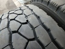 C403 送料無料【245/70R19.5 136/134】ブリヂストン エコピアM801Ⅱ ミックスタイヤ 6本 2021年製 約5.5分山_画像8