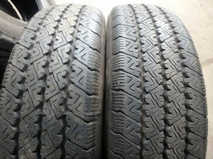 C415 送料無料【205/70R17.5 115/113】ブリヂストン RIB265 夏タイヤ 2本 2021年製 約7-7.5分山