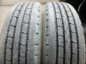 C391 バリ溝 送料無料【205/75R16 113/111】ブリヂストン エコピアR202 夏タイヤ 2本 2022年製 約8.5分山