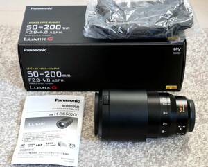 ★ 美品 Panasonic Leica DG Vario-Elmarit 50-200mm F/2.8-4 ASPH ★