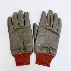 ザリアルマッコイズ A-10 GLOVE FLYING WINTER フライト レザーブラックグローブ 手袋 アメカジ メンズ The REAL McCOY'S 服飾 DF10647■