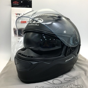 OGK KABUTO KAMUI3 フルフェイスヘルメット 2021年製 除菌消臭済 XLサイズ マットブラック オージーケーカブト カムイ3 バイク N18796H●