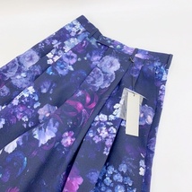 ラッドミュージシャン FLOWER 2TUCK WIDE FLARE CROPPED SLACKS 2123-579 ワイドパンツ 新品同様 フラワー LAD MUSICIAN ズボン DM10673■_画像3