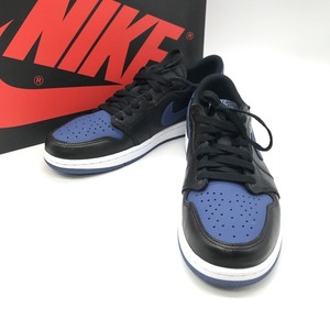 NIKE AIR JORDAN 1 RETRO LOW OG CZ0790-041 ローカット スニーカー シューズ カジュアル メンズ 27 ブルー ブラック ナイキ 靴 B3838◆