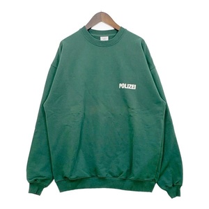 ヴェトモン Polizei sweatshirt ポリス スウェットシャツ プルオーバー トレーナー プリント Sサイズ VETEMENTS トップス DM10757■