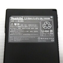 マキタ 充電式暖房インナー Lサイズ CX201DZL 薄型バッテリー付 BL1055B 美品 ポリエステル100% makita ≡DT4093_画像6