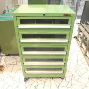  pickup limitation Sakae unit cabinet UC-5AR movement type with casters .S Sakae storage shelves storage cabinet drawer key none 5 step retro ^ DW1257