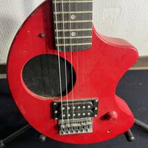 現状品 中古 FERNANDES フェルナンデス ZO-3 エレキギター 赤 ジャンク　02_画像3