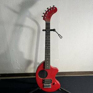 現状品 中古 FERNANDES フェルナンデス ZO-3 エレキギター 赤 ジャンク　02