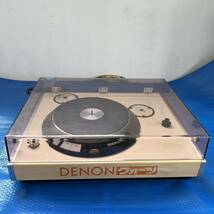 DENON デノン レコードプレーヤー DP-3000 ターンテーブル オーディオ機器 通電可　現状品　f203_画像3