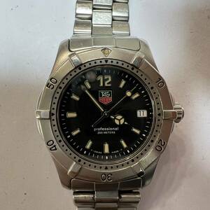◇稼働◇　タグホイヤー　WK1210　　ブラック　クオーツ　ユニセックス　腕時計　　