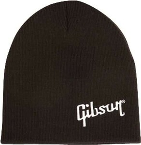 Gibson ロゴ Beanie 黒 ニットキャップ #GIB-BEANIE-BK