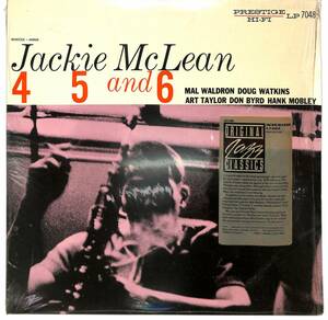 e1212/LP/米/ハイプステッカー付/Jackie McLean/4, 5 And 6