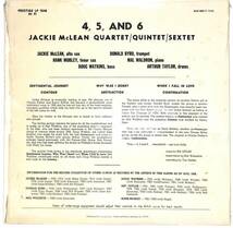 e1212/LP/米/ハイプステッカー付/Jackie McLean/4, 5 And 6_画像2