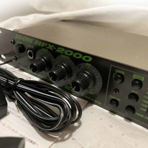 ♪名機♪ZOOM RFX-2000 デジタル リバーブ マルチエフェクター DIGITAL REVERB MULTI EFFECTOR の画像2