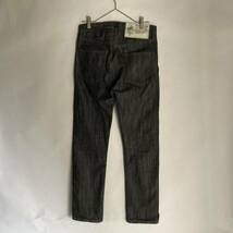 NEIGHBORHOOD RIGID DEEP MID/14OZ-PT 日本製 ネイバーフッド リジッド ディープ デニム パンツ 定番 セルヴィッチ 黒 size S_画像2