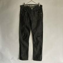 NEIGHBORHOOD RIGID DEEP MID/14OZ-PT 日本製 ネイバーフッド リジッド ディープ デニム パンツ 定番 セルヴィッチ 黒 size S_画像1