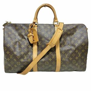 1円 極美品 ルイヴィトン キーポルバンドリエール50 モノグラム M41416 LOUIS VUITTON