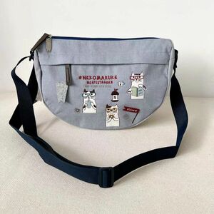 新品[クスグルジャパン] ネコまるけ　ショルダーバッグ 旅行バッグ　可愛い　猫ちゃん　ねこちゃん