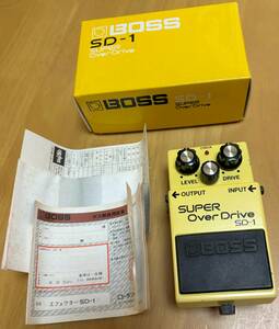 BOSS/ボス SUPER Over Drive SD-1 スーパーオーバードライブ エフェクター 台湾製 取説/元箱付き