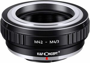 M42 マウントアダプター M42-M4/3 M42レンズ-Micro4/3カメラ装着用 無限遠実現 レンズアダプター K&F C