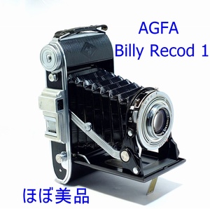 【稀少・蛇腹カメラ・ほぼ美品】AGFA BILLY-RECORDⅠ,Radionar f4.5 105mm, 6x9判,ドイツ製