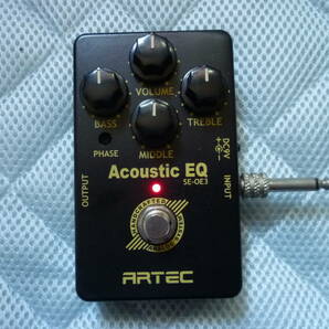 生産完了モデル ARTEC SE-OE3 OUTBOARD EQ FOR ACOUSTIC/アーテック アコースティックギター向け アウトボードイコライザーの画像2