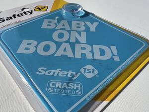 Safety1st BabyOnBoard 吸盤 ウインドウサイン 青 USDM JDM US仕様 アメリカ雑貨 赤ちゃん サイン