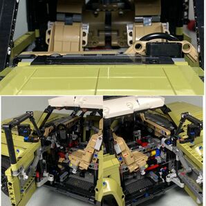 MJ231220-1【現状販売】LEGO TECHNIC レゴ テクニック LAND ROVER ランドローバー DEFENDER ディフェンダー 42110 組立済の画像9