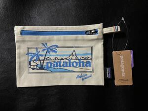 パタロハ ジップポーチ パタゴニア ハレイワ ハワイ限定品 patagonia pataloha ミニポーチ 新品 オーガニックコットン