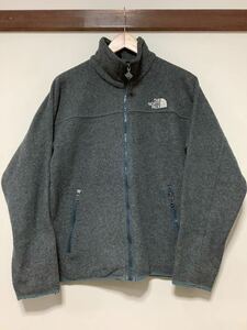 え1376 THE NORTH FACE ノースフェイス フリースジャケット M グレー 日本製 NL-3246 ポーラテック 難あり ジャンク