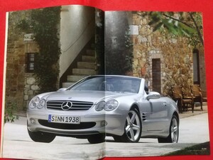 ∞送料無料【メルセデス・ベンツ SL500】カタログ 2001年10月 Mercedes-Benz SL-CLASS