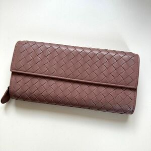 ボッテガヴェネタ BOTTEGA VENETA イントレチャート　ピンクベージュ