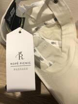 ROPE PICNIC NEW ERA ニューエラ　筆記体ロゴ　クリーム色　白　CASUAL CLASSIC EASY SNAP _画像5