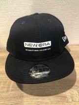 CORDURA コーデュラ　コラボ　NEWERA ニューエラ　黒　防水系　QUALITY NAME FOR CAP 9FIFTY SNAPBACK　フリーサイズ_画像1