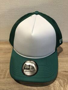 定価3960円　NEW ERA　ニューエラ　無地　緑　メッシュ　フリーサイズ　ADJUSTABLE