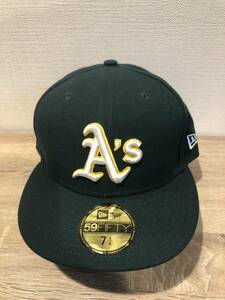 アスレチックス　元　阪神タイガース　藤浪晋太郎　MLB NEW ERA　ニューエラ　59FIFTY 7 1/4 深緑