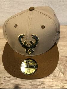 NBA NEWERA ミルウォーキーバックス　帽子　バスケットボール NEW ERA ニューエラ　59FIFTY 7 1/2