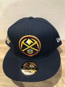 激レア　NEW ERA ニューエラ　NBA デンバーナゲッツ　championship　チャンピオンシップ　帽子 SNAPBACK フリーサイズ