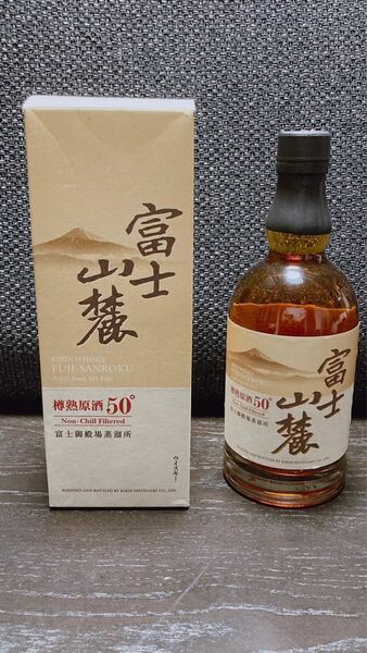 廃盤品・レア　　富士山麓 樽熟原酒50°ウイスキー　箱付