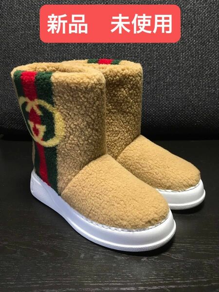 GUCCI ボアブーツ　新品　未使用品　サイズ6ハーフ