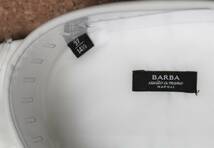 未使用 ナポリ BARBA バルバ ドレスシャツ BLACK LABEL 白無地 セミワイド 37 価格41,800円_画像3