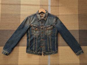 定価3万3000円●Nudie Jeans ヌーディージーンズ BILLY デニムジャケット Gジャン ヴィンテージ加工