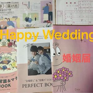 バーバパパ ゼクシィ付録 婚姻届 2枚＋ミニ雑誌2冊 ＋バーバパパ クリアファイル 新品未使用品 A4クリアファイル